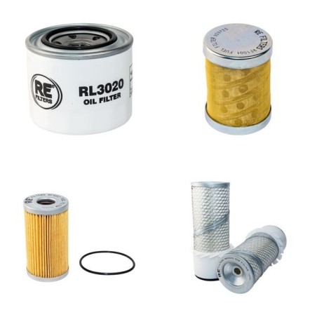 YANMAR YB 401W Filter Service Kit w/Yanmar 4TNA78T Eng. Air, Oil, Fuel Filters