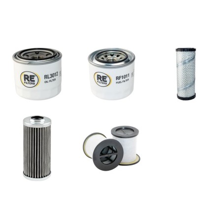 Filter Kit for Yanmar YSR2730 with Yanmar 3TNV82A-YSR Engine