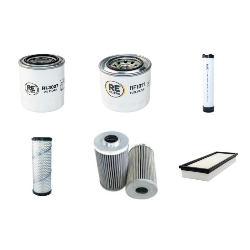 YUCHAI YC 18-2 Filter Service Kit w/Kubota D 1105 Eng.