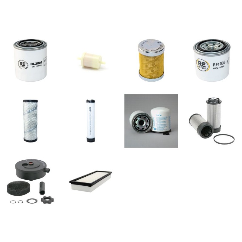 YUCHAI YC 18-8 Filter Service Kit w/Kubota D 1105 Eng.