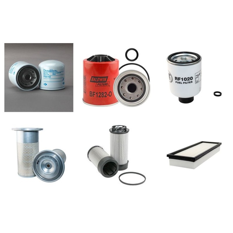 YUCHAI YC 25-2 Filter Service Kit w/Cummins A 1400 Eng.