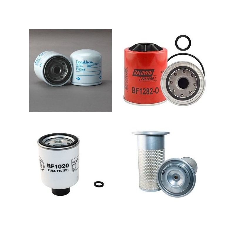 YUCHAI YC 25-2 Filter Service Kit Air Oil Fuel Filters w/Cummins A 1400 Eng.
