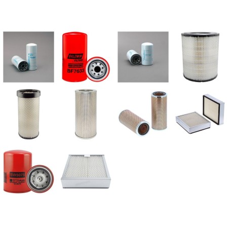 Filter kit suitable for CAT 966F SERIES II with CAT Engine Serial No 3XJ1560