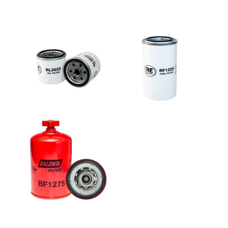 YUCHAI YC 55 Filter Service Kit Air Oil Fuel Filters