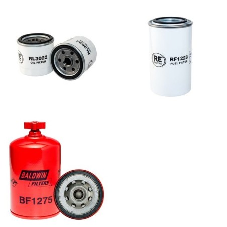 YUCHAI YC 55 Filter Service Kit Air Oil Fuel Filters