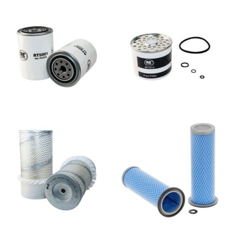 ZEPPELIN ZL 10 B Filter Service Kit Air Oil Fuel Filters w/Perkins 4.236 Eng.   YR  -1998