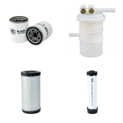 ZEPPELIN ZR 15 Filter Service Kit Air Oil Fuel Filters w/MITSUBISHI L3E Eng.   YR  1998