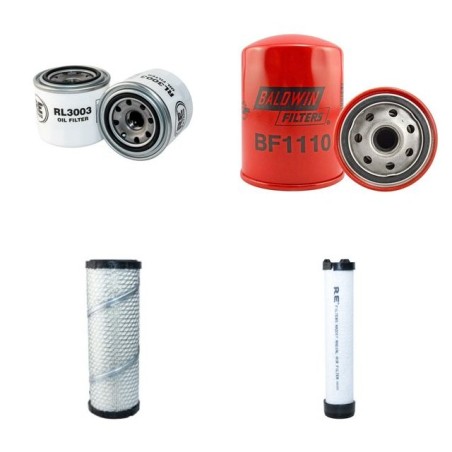 ZEPPELIN ZR 45 Filter Service Kit Air Oil Fuel Filters w/MITSUBISHI S4Q Eng.   YR  1996-