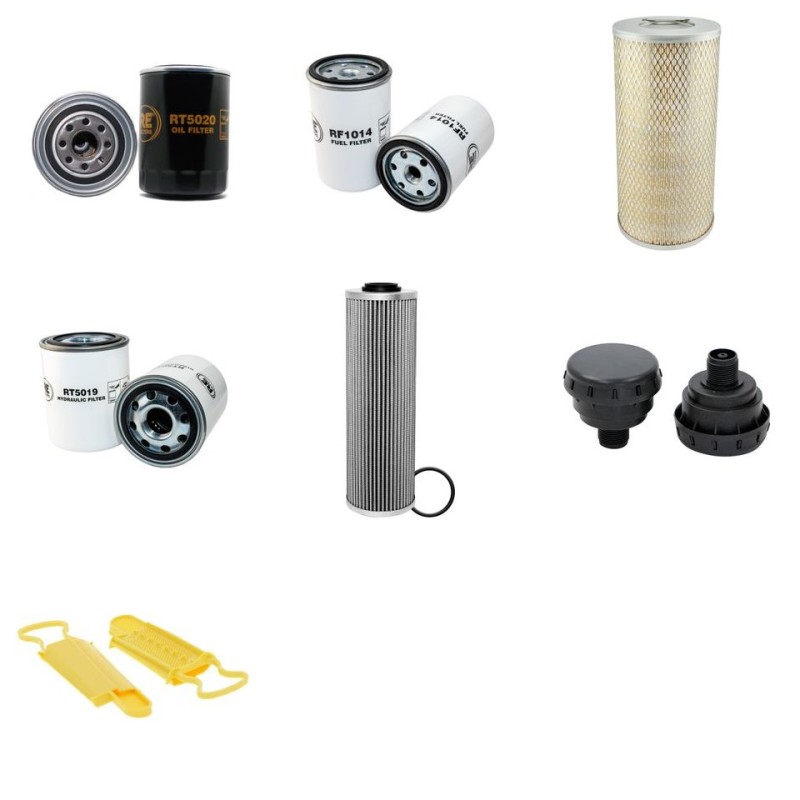 ZETTELMEYER ZL 601 B Filter Service Kit w/Deutz F3L912 Eng.