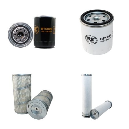 ZETTELMEYER ZL 812 SL Filter Service Kit Air Oil Fuel Filters w/Deutz BF4L1012 Eng.