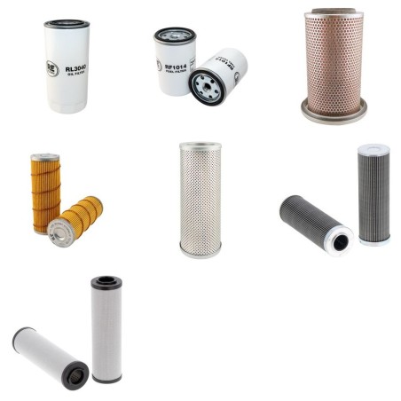 ZETTELMEYER ZL 1700 Filter Service Kit w/Deutz F6L912 Eng.