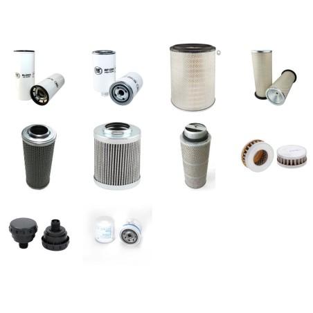 ZETTELMEYER ZL 5002 Filter Service Kit w/Cummins LTA 10-C290 Eng.