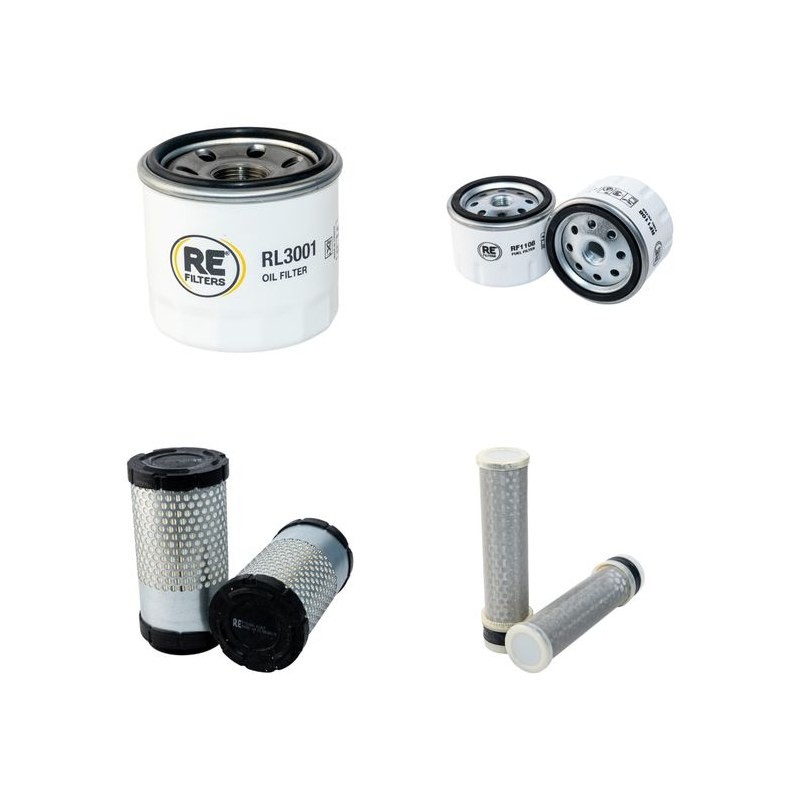 AEBI TC 07 Filter Service Kit Air Oil Fuel Filters w/Kubota D722 Eng.   YR  2005