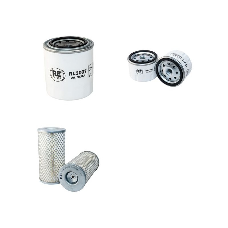 AEBI TP 37 Filter Service Kit Air Oil Fuel Filters w/Kubota V 1505B Eng.