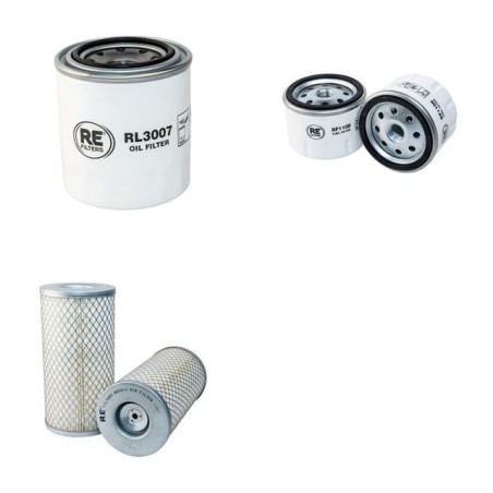 AEBI TP 37 Filter Service Kit Air Oil Fuel Filters w/Kubota V 1505B Eng.