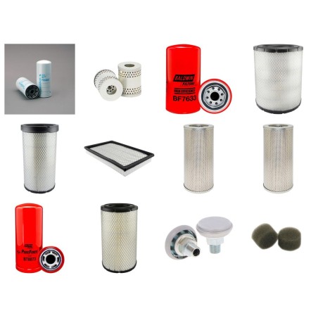 Filter kit suitable for CAT 973C with CAT 3306/13Z4- Engine Serial No 3RZ-