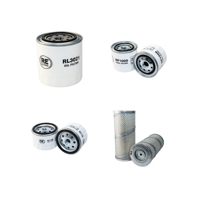 AEBI TP 78 Filter Service Kit Air Oil Fuel Filters w/Kubota V 3300-B/E Eng.
