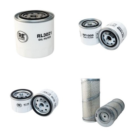 AEBI TP 78 Filter Service Kit Air Oil Fuel Filters w/Kubota V 3300-B/E Eng.