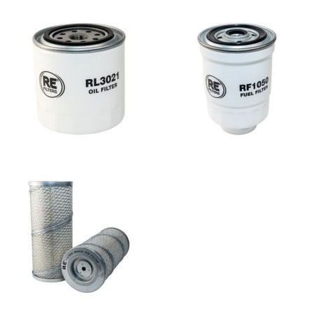 AEBI TP 78 Filter Service Kit Air Oil Fuel Filters w/Kubota V 3300-DI Eng.