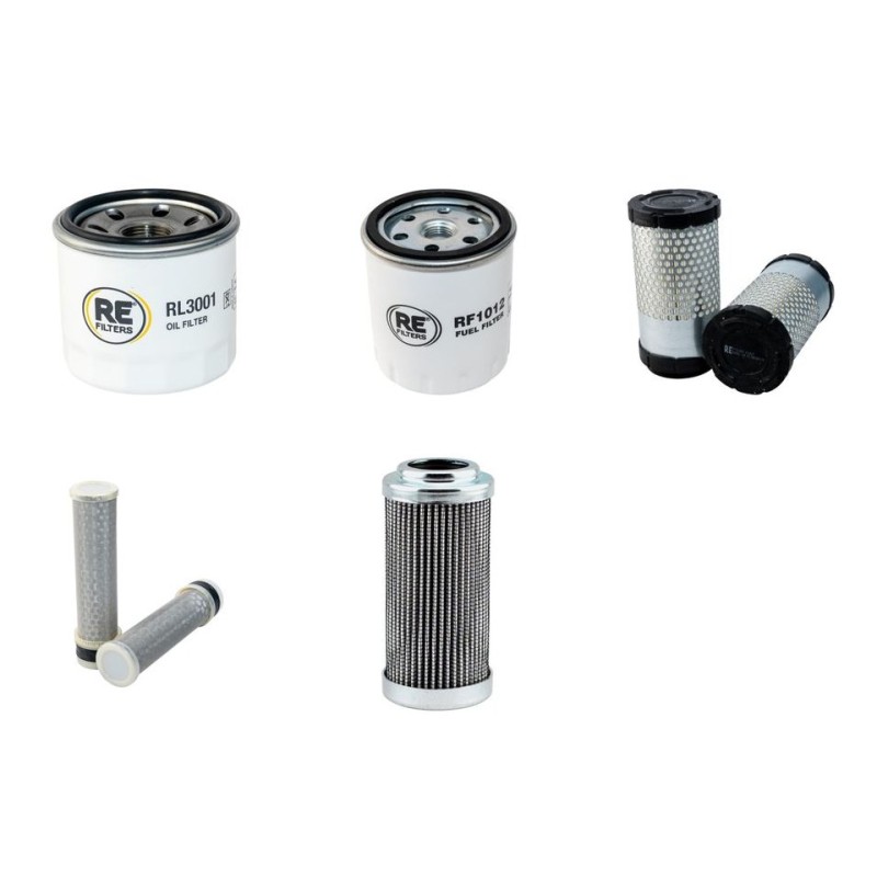 AEBI TERRACUT TC 07 Filter Service Kit withKubota D 782 Diesel Eng 2001-