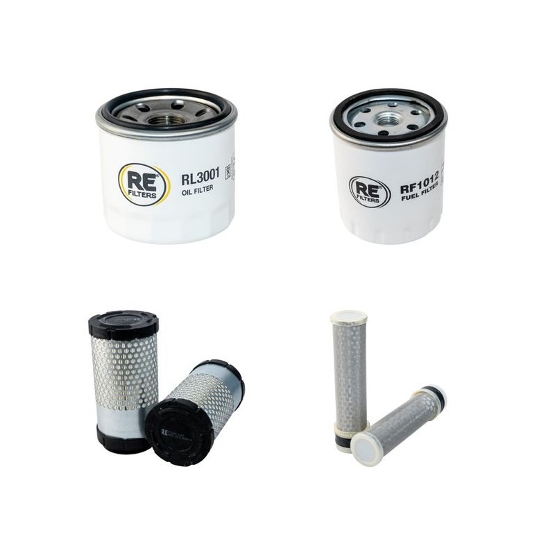 AEBI TC 07 Filter Service Kit Air Oil Fuel Filters w/Kubota D782 Eng.   YR  2001-