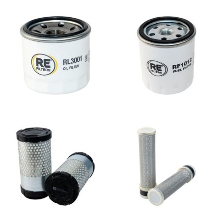 AEBI TC 07 Filter Service Kit Air Oil Fuel Filters w/Kubota D782 Eng.   YR  2001-