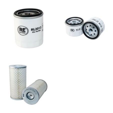 AEBI TT 33 Filter Service Kit Air Oil Fuel Filters w/Lombardini LDA914 Eng.