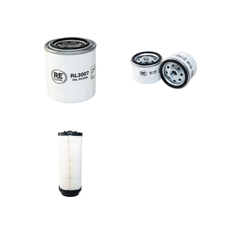 AEBI TT 50 Filter Service Kit Air Oil Fuel Filters w/Kubota V1505T Eng.