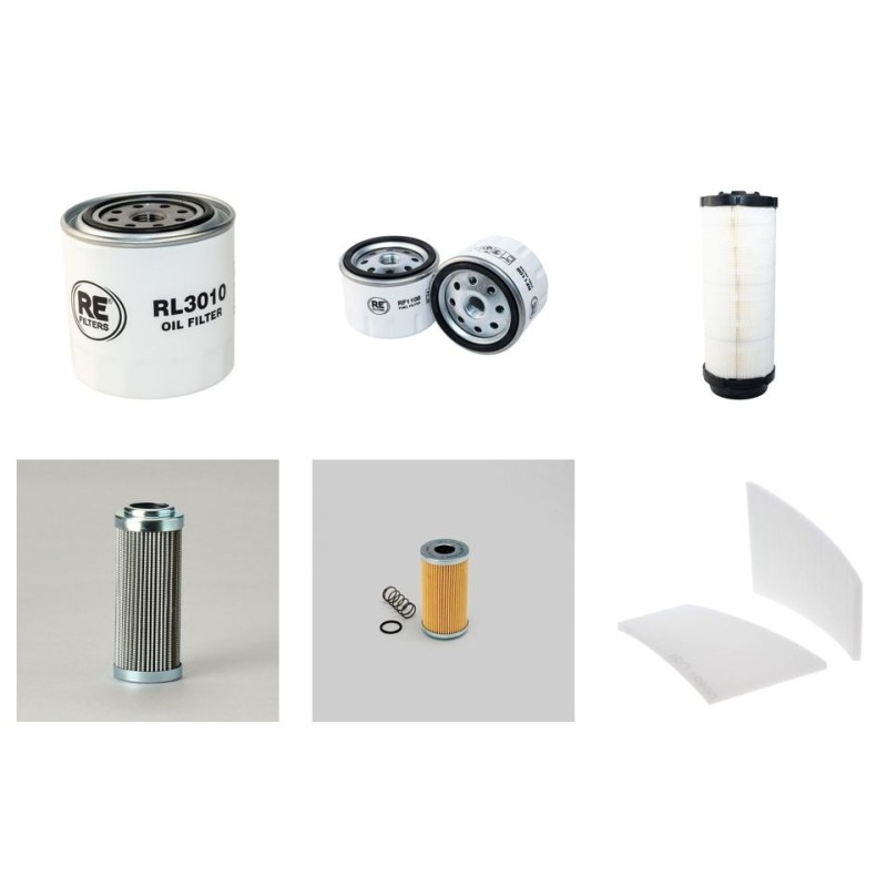 AEBI TT 75 (S) Filter Service Kit w/Kubota V 2003 T/TE Eng.