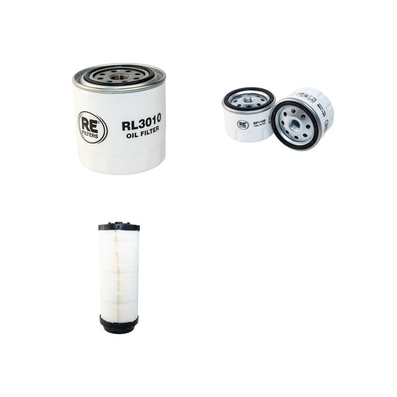 AEBI TT 75 (S) Filter Service Kit Air Oil Fuel Filters w/Kubota V 2003 T/TE Eng.