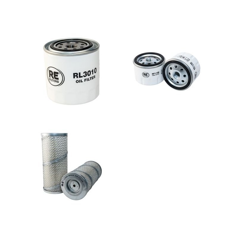 AEBI TT 80 Filter Service Kit Air Oil Fuel Filters w/Kubota V2203B Eng.   YR  1990-