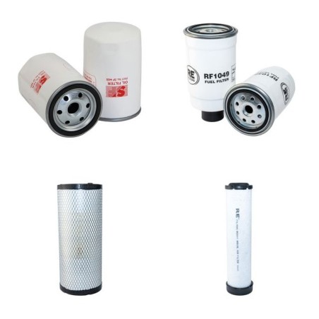 AEBI TT 120 Filter Service Kit Air Oil Fuel Filters w/VM D703-TE-2 Eng.   YR  2007-