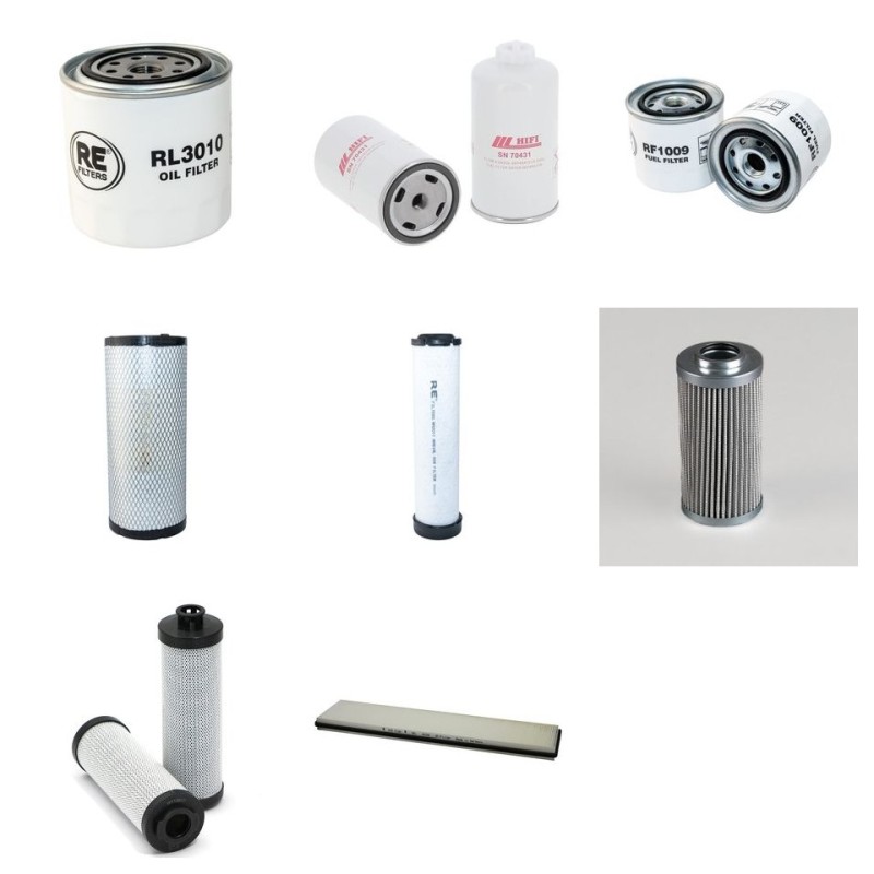 AEBI TT 206 Filter Service Kit w/Kubota V 2607-DI Eng.   YR  2014-