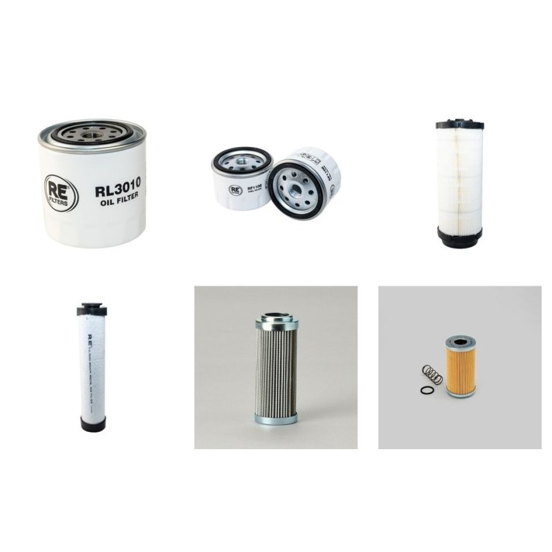 AEBI TERRATRAC TT 210 Filter Service Kit withKubota V 2607-Di-T Eng