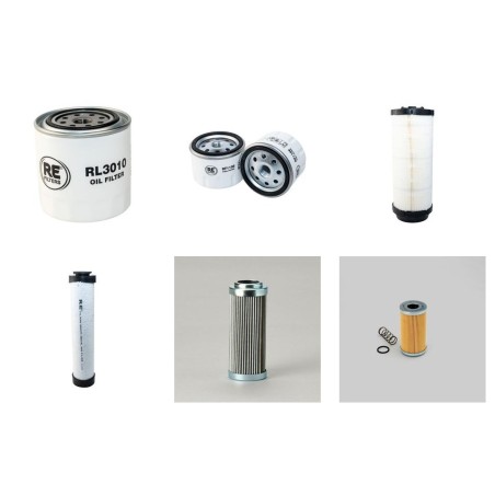 AEBI TERRATRAC TT 210 Filter Service Kit withKubota V 2607-Di-T Eng