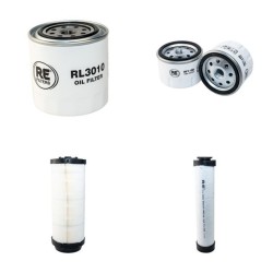 AEBI TT210 Filter Service Kit Air Oil Fuel Filters w/Kubota
