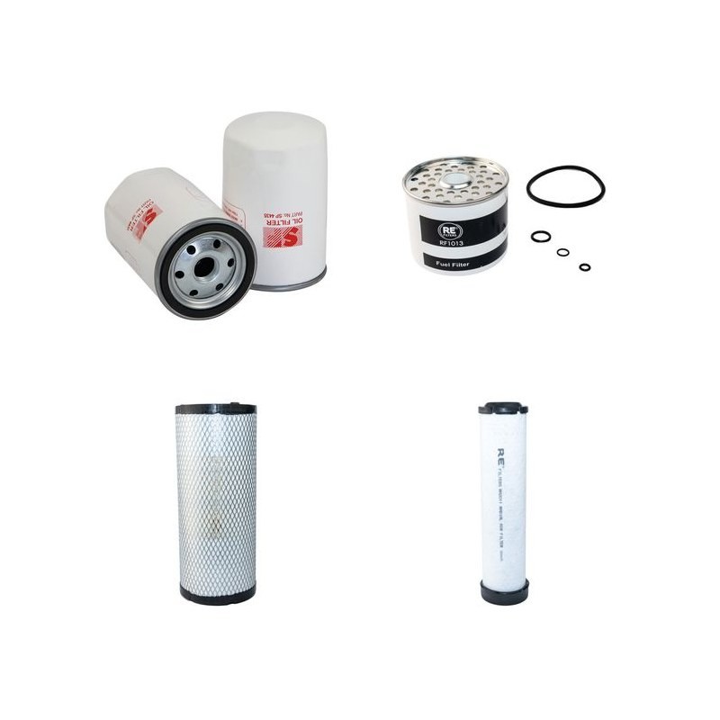 AEBI TT 220 Filter Service Kit Air Oil Fuel Filters w/DETROIT VM D703TE2 Eng.