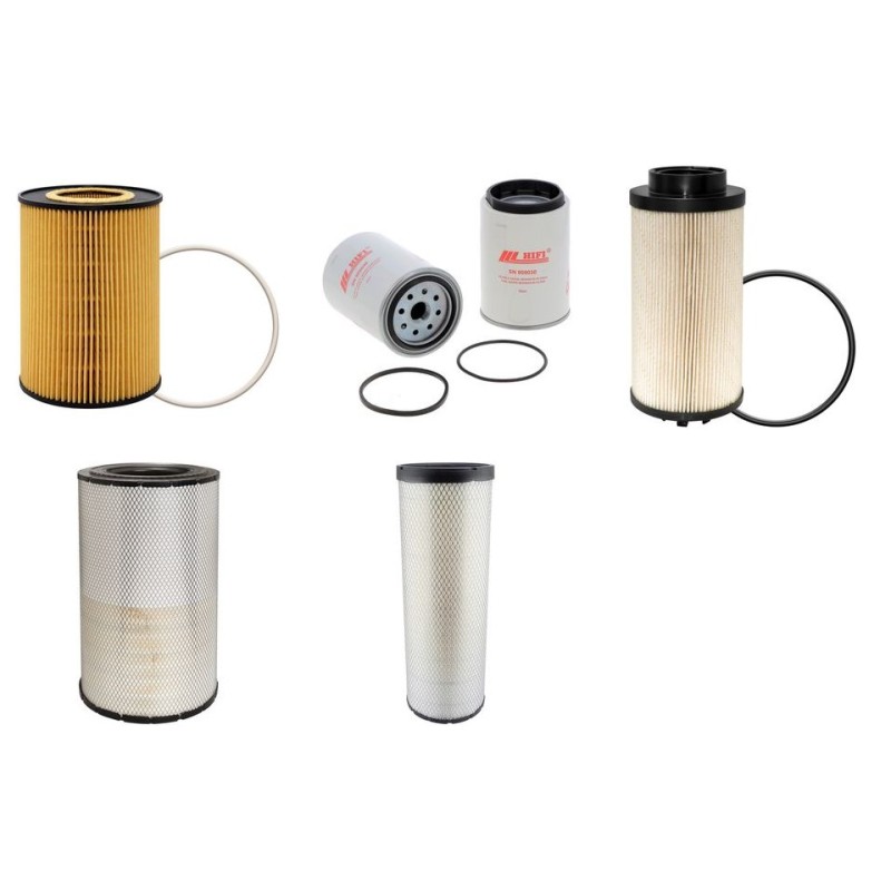 AGRIFAC BIG SIX Filter Service Kit Air Oil Fuel Filters w/DAF XE355 Eng.