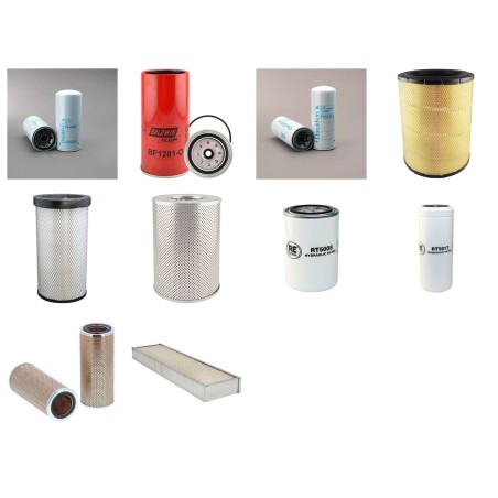 Filter kit suitable for CAT 988F SERIES II with CAT Engine Serial No 2ZR1-