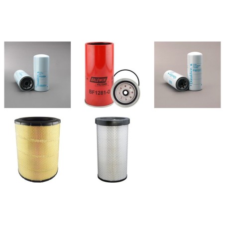 Filter kit suitable for CAT 988F SERIES II with CAT Engine Serial No 2ZR1-