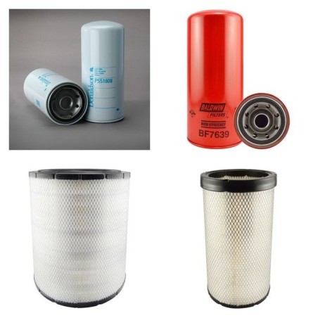 Filter kit suitable for CAT 992G with CAT Engine Serial No AZX1-