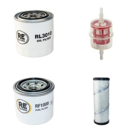 AUSA M 150 M Filter Service Kit Air Oil Fuel Filters w/Kubota Eng.