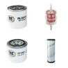 AUSA M 150 M Filter Service Kit Air Oil Fuel Filters w/Kubota Eng.