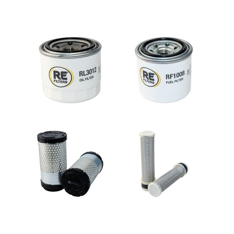 AVANT 320S  Filter Service Kit w/ Kubota Eng. Serial No 44677- Air/Oil/Fuel Filters