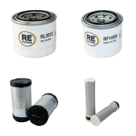 AVANT 320S  Filter Service Kit w/ Kubota Eng. Serial No 44677- Air/Oil/Fuel Filters