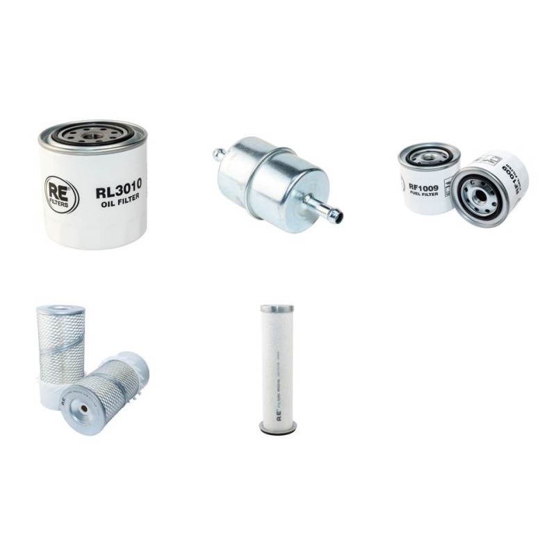 AVANT 750 Filter Service Kit w/ Kubota V 2403 Eng. Air, Oil, Fuel Filters