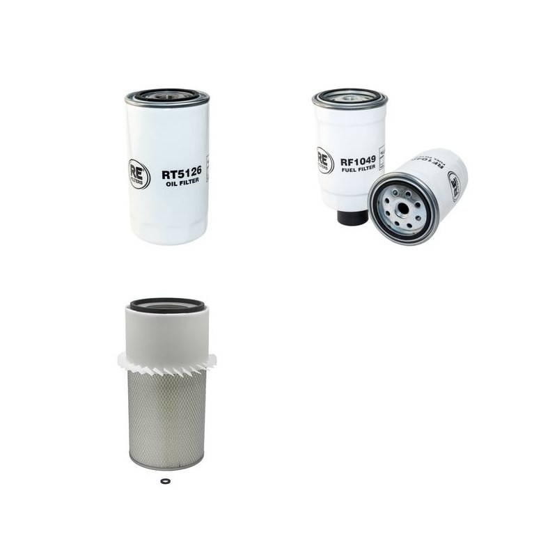 BARGHAM GRIMAC 3000 Filter Service Kit Air Oil Fuel Filters w/NEF 6 Eng.