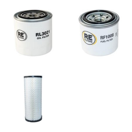 BARONESS LM 2700 Filter Service Kit Air Oil Fuel Filters w/Kubota V2203-M Eng. SN  10163-