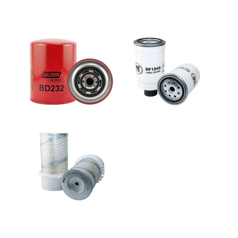BOBARD 620 Filter Service Kit Air Oil Fuel Filters w/Iveco Eng.