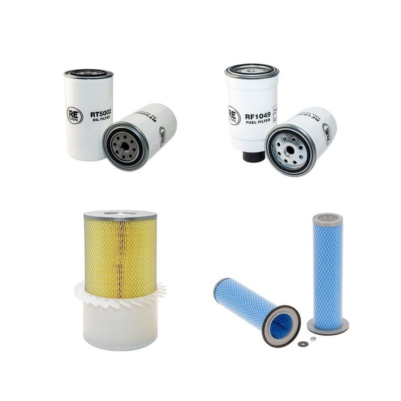BOBARD 845 TI Filter Service Kit Air Oil Fuel Filters w/Perkins Eng.